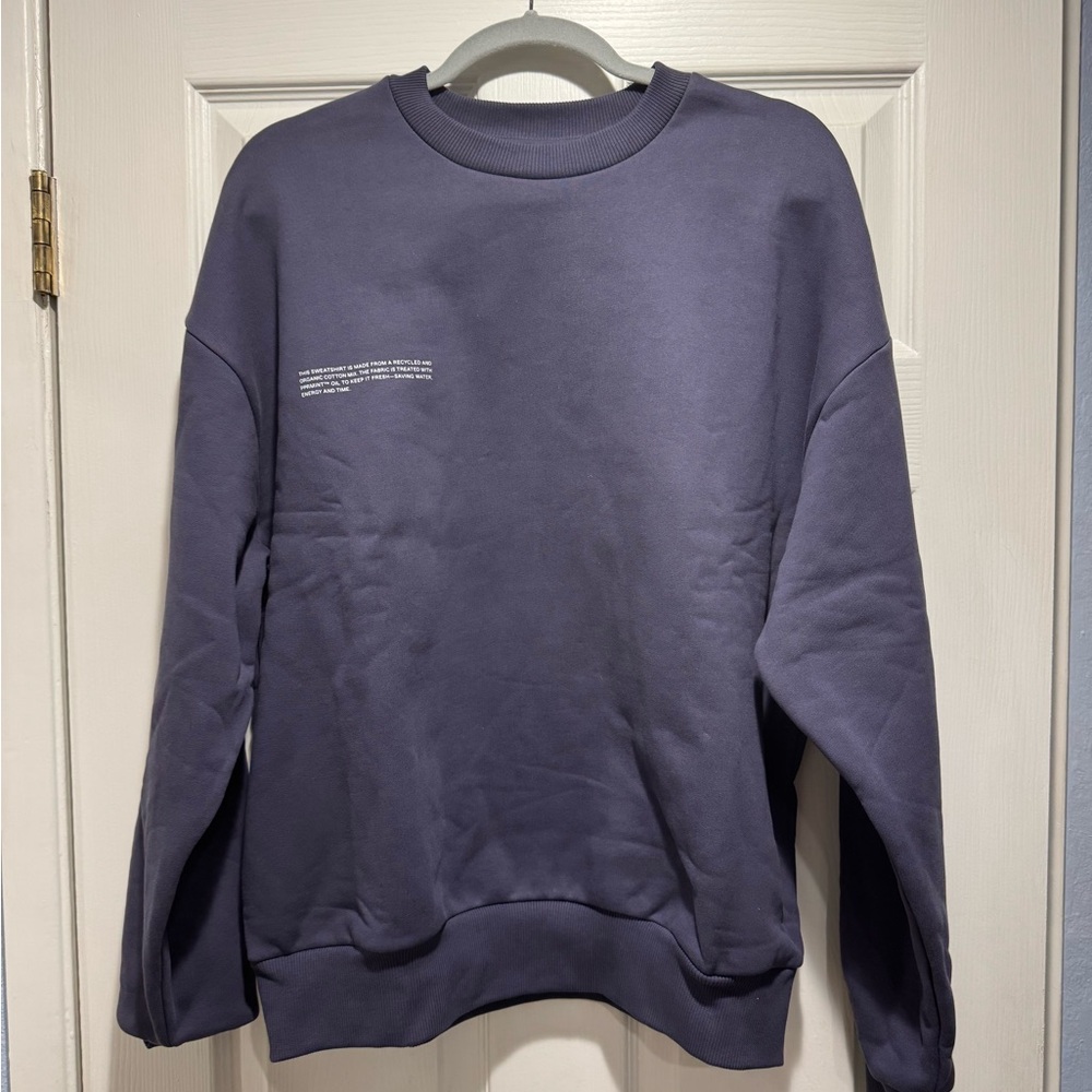 Pangaia Men's Slate Blue 365 Midweight Crewneck Sweatshirt